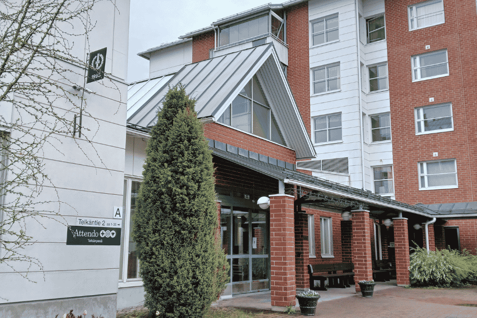 Telkänpesän senioritalon ulkokuva Jyväskylässä